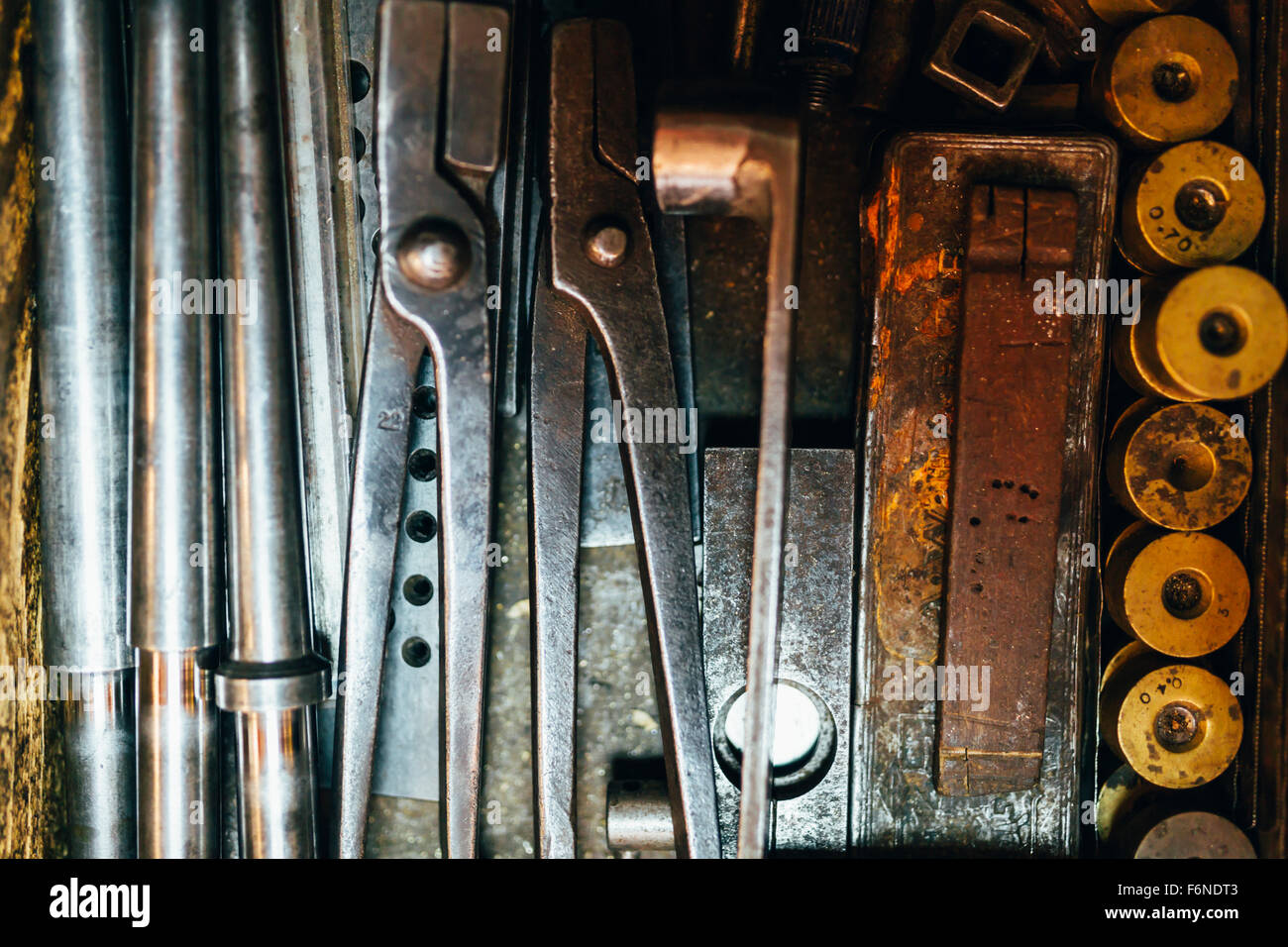 Tools and accessories of jewelers Stock Photo Alamy