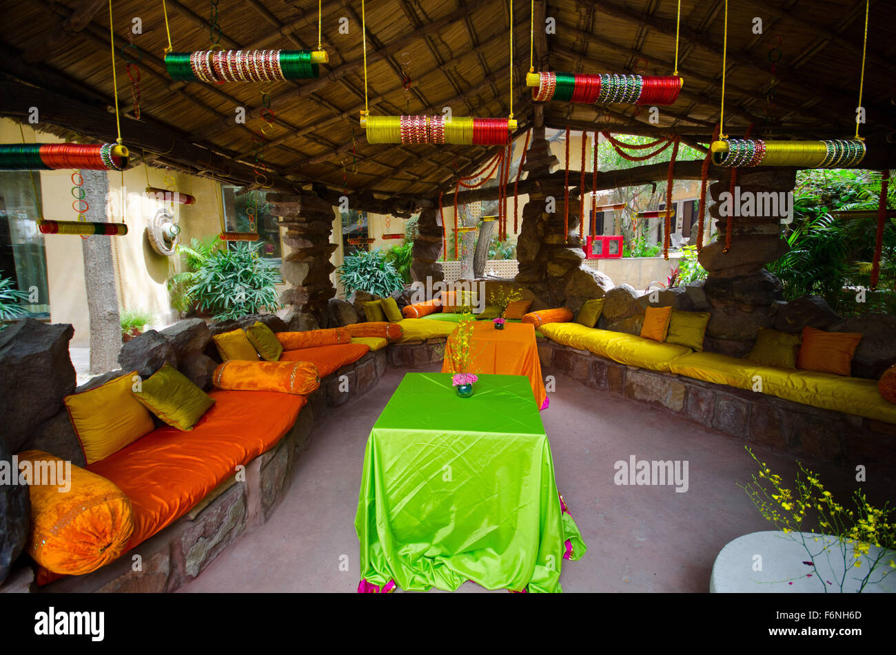 Wedding decorated hall, jodhpur, rajasthan, india, asia Stock Photo - Alamy