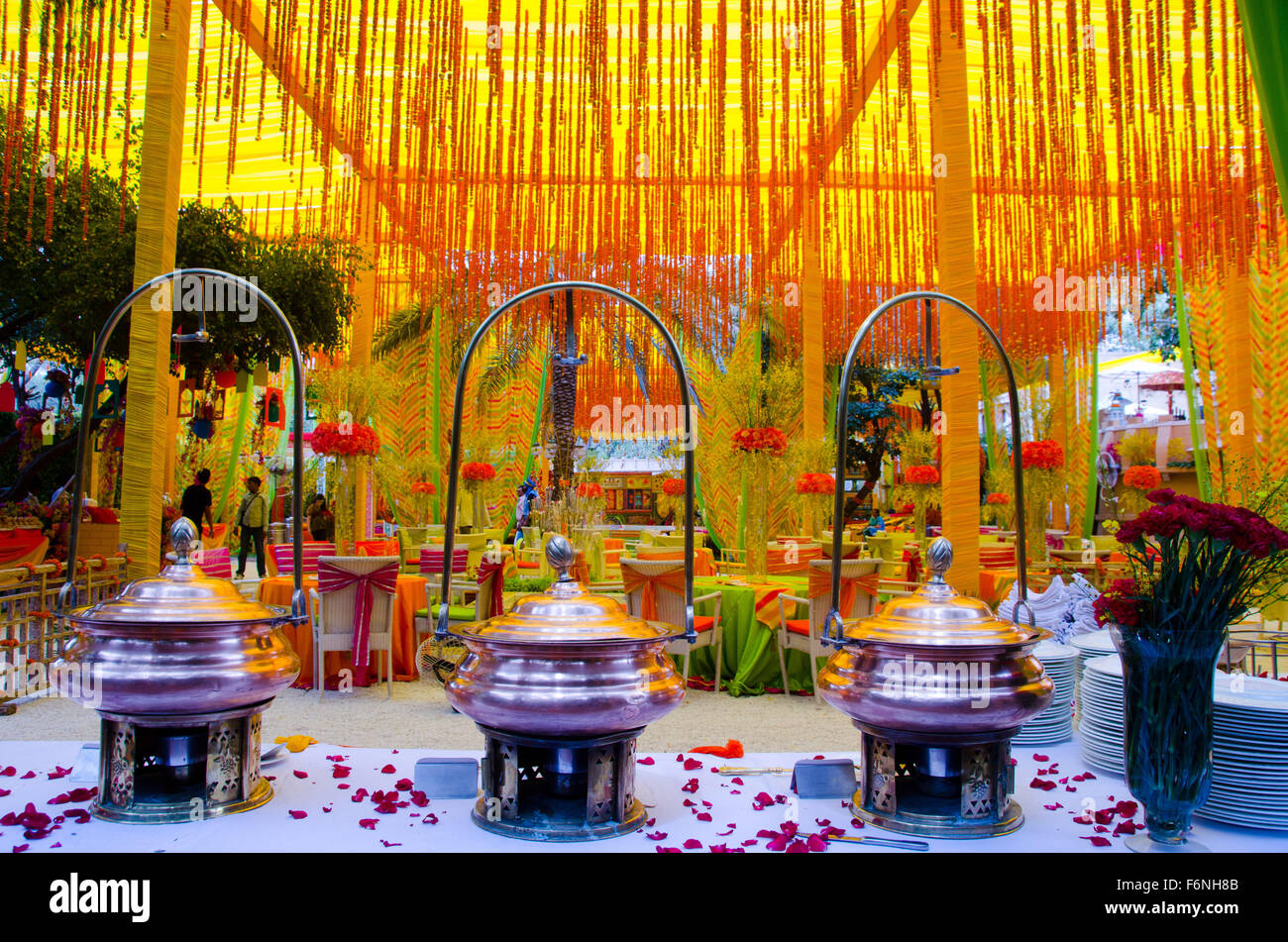 Buffet lunch wedding, jodhpur, rajasthan, india, asia Stock Photo Alamy