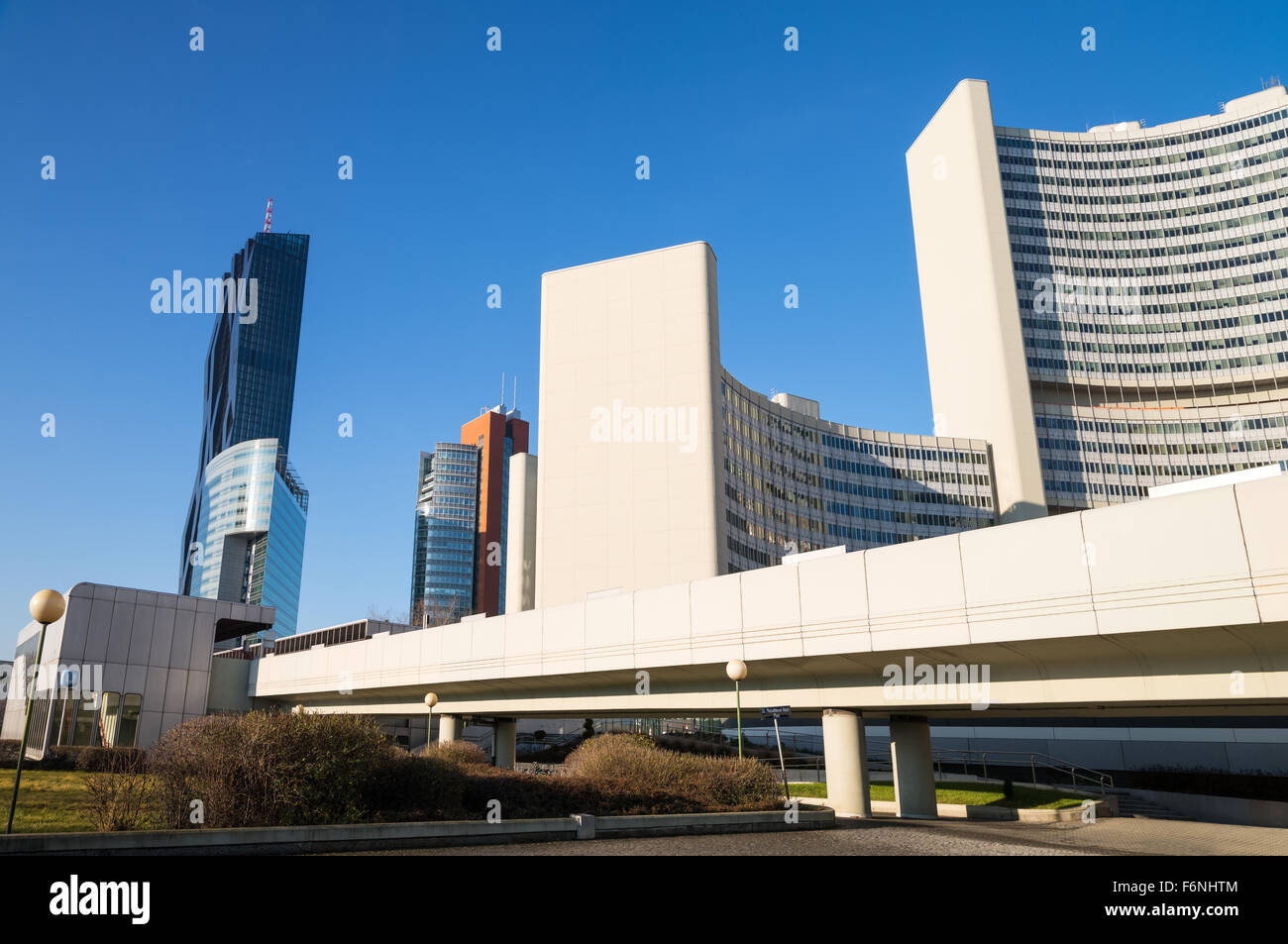 Austria, Vienna, modern architectures of the new Convention Center in