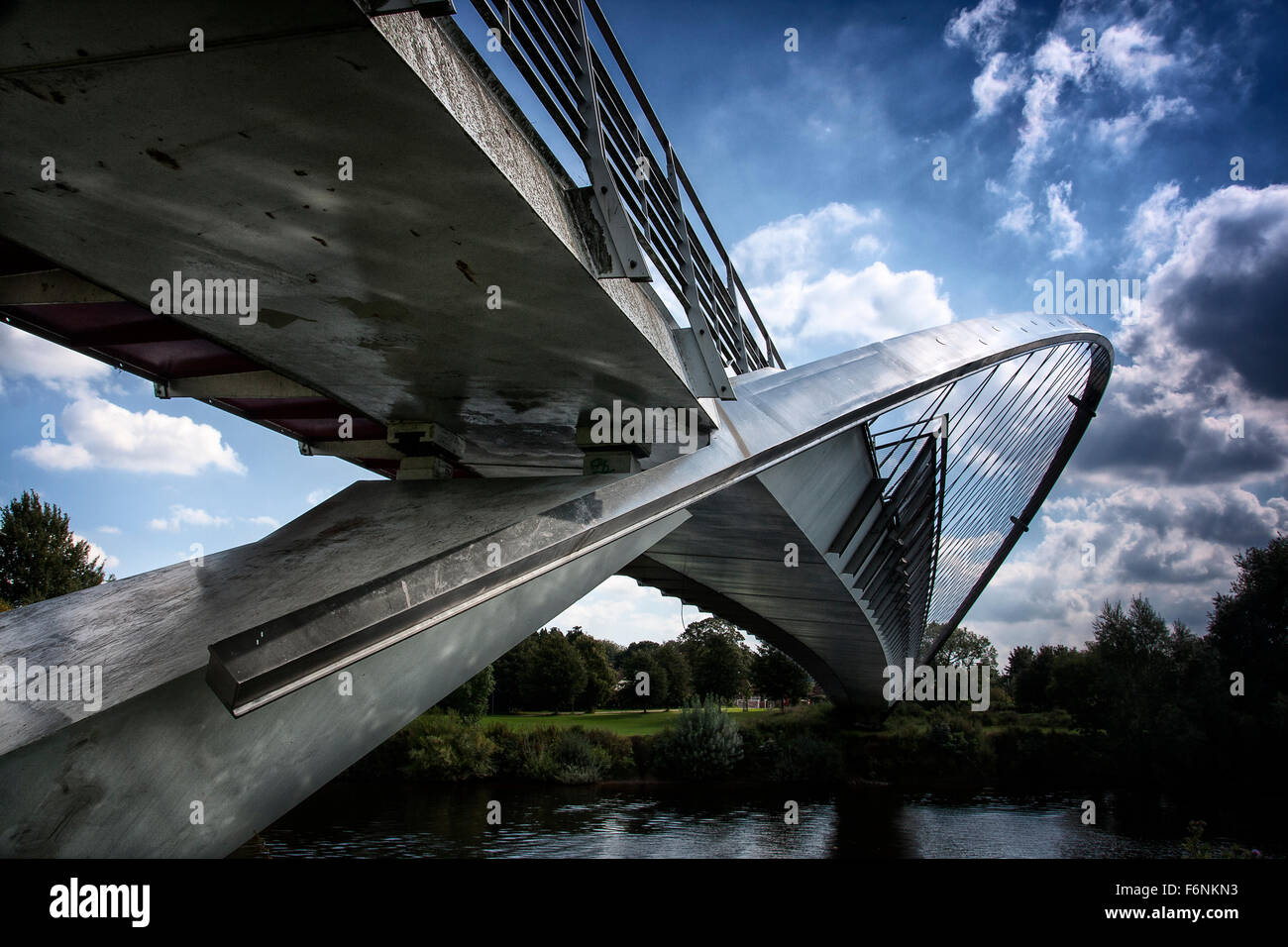 Millenium Bridge York, UK Stock Photo