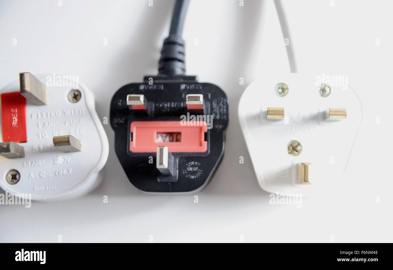 British standard 3 pin plugs and sockets for domestic household use