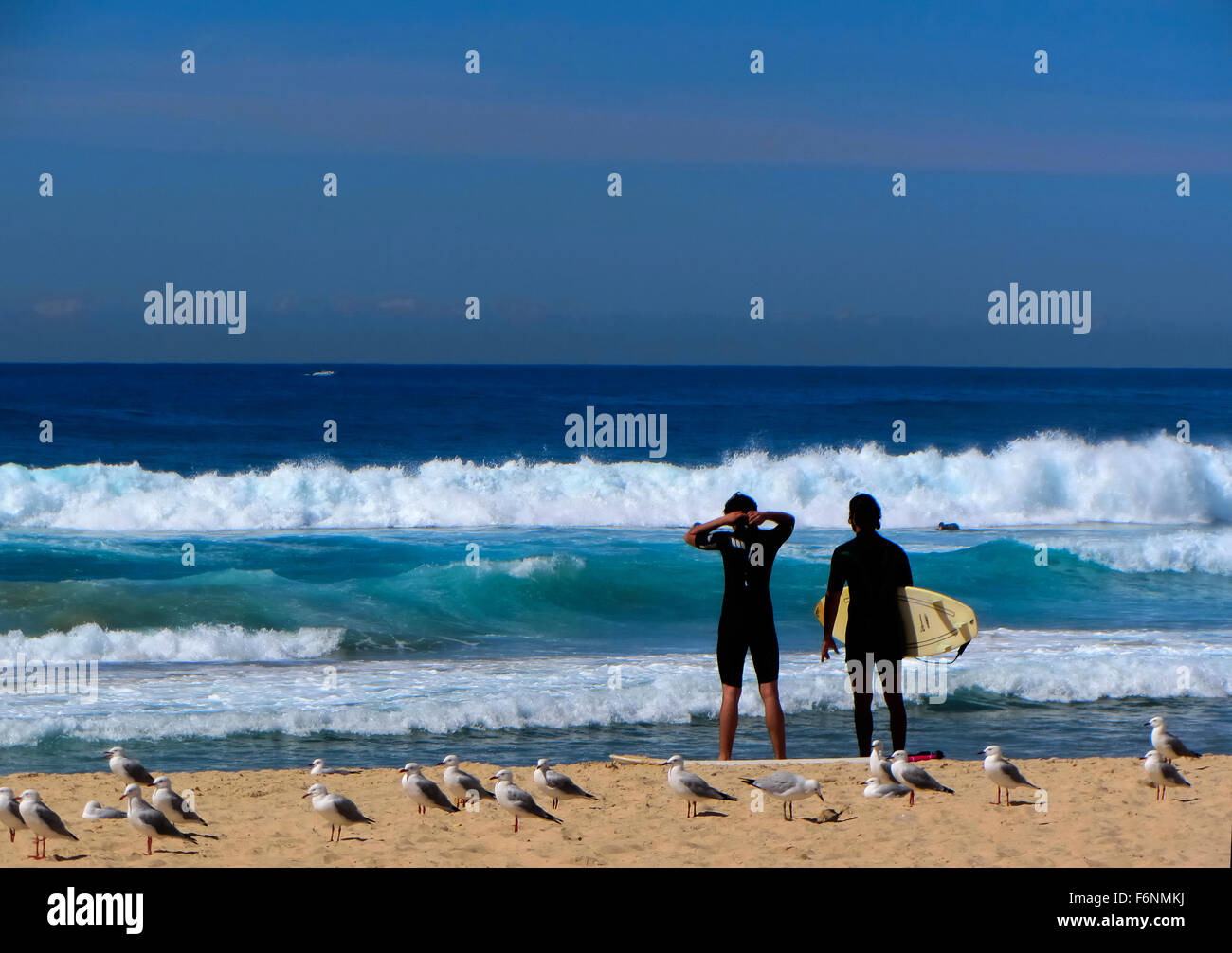 Maroubra Beach, near Sydney NSW Australia Stock Photo