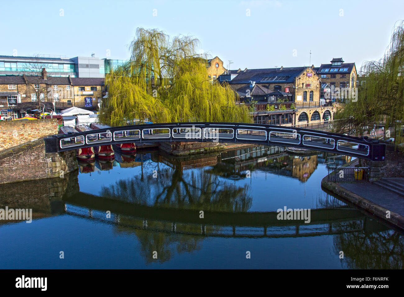 Camden Lock in london Stock Photo
