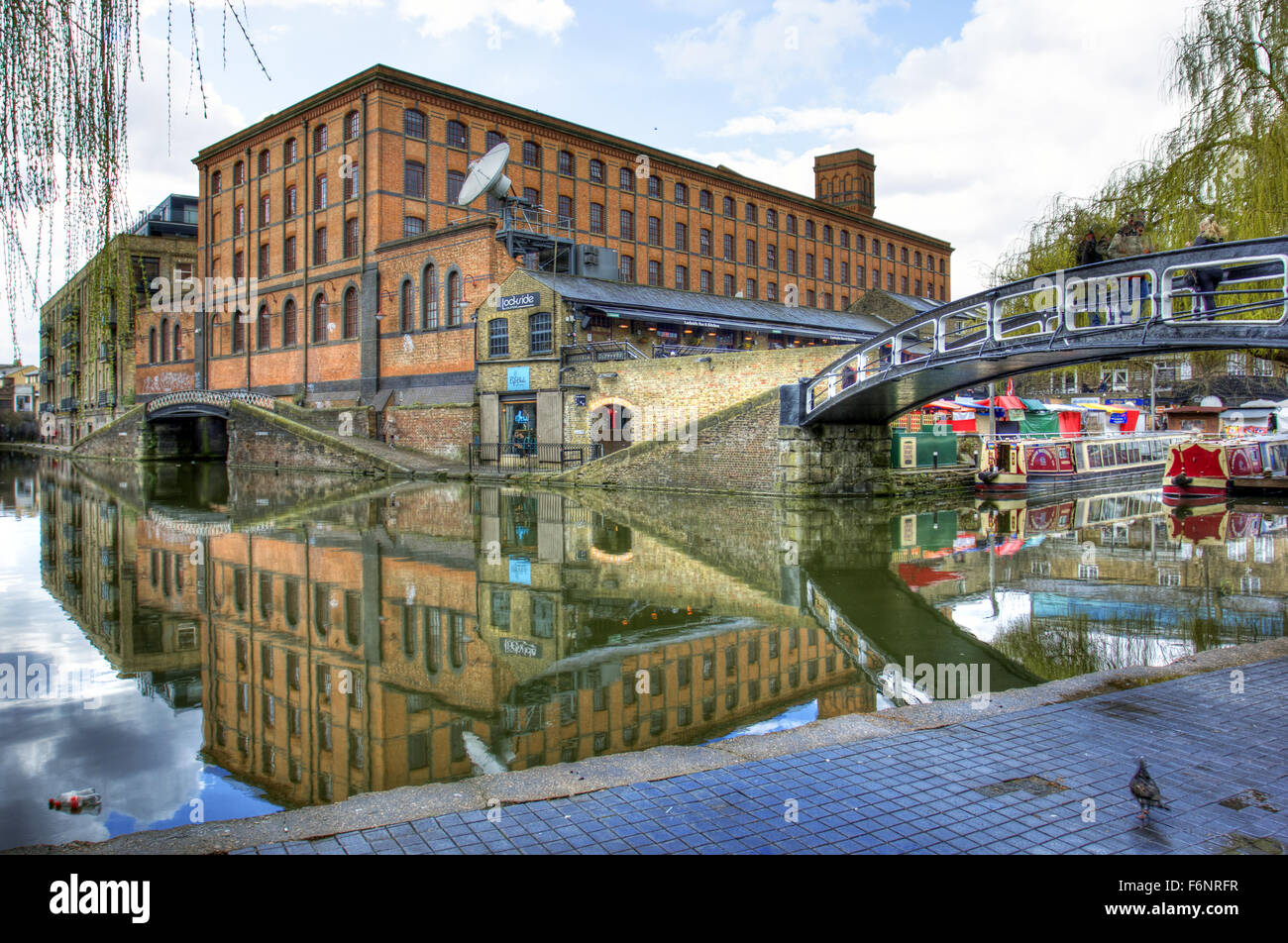 Camden Lock London Stock Photo