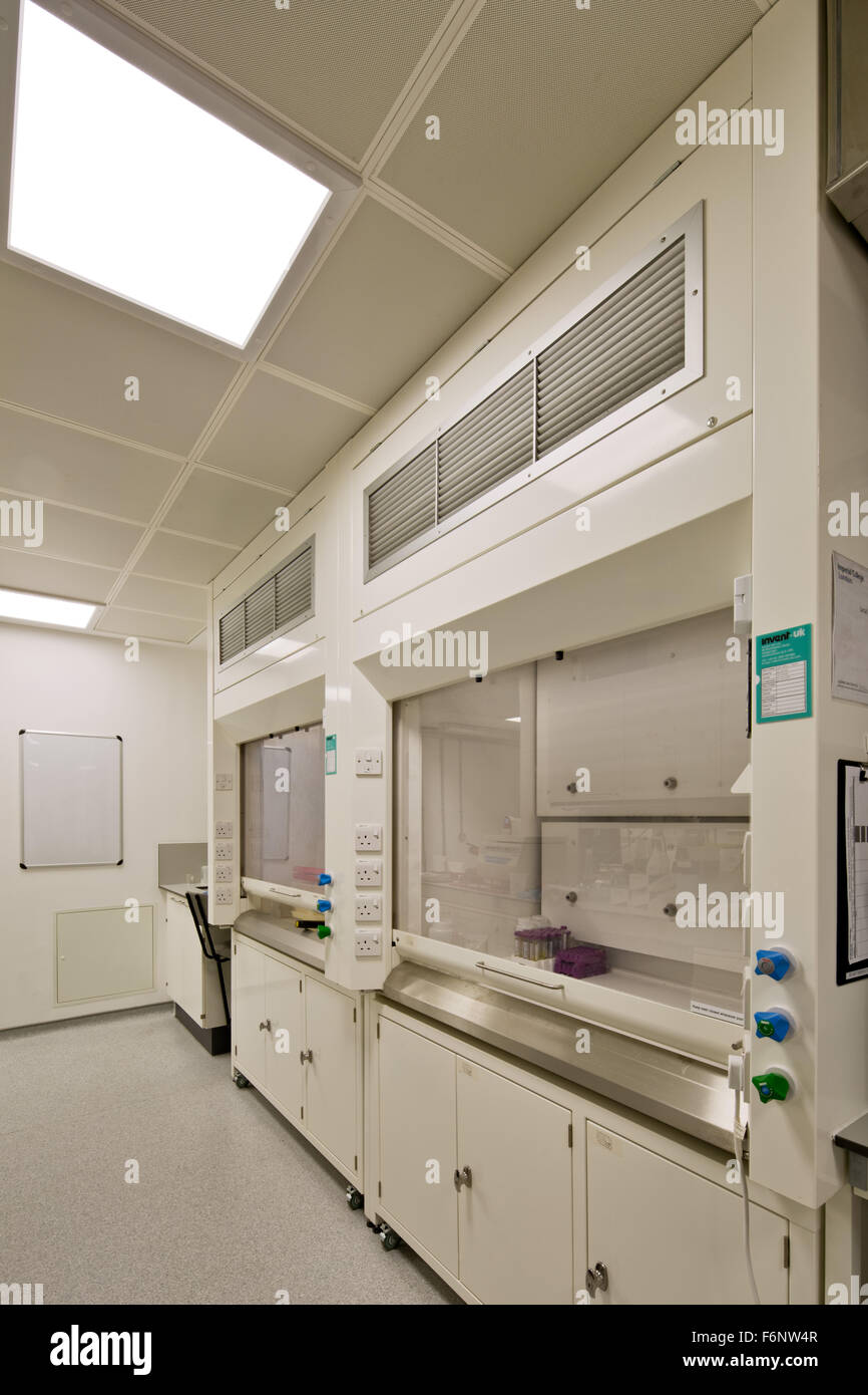 Clean room Laboratory at Imperial College, London. Royal School of Mines Building. Stock Photo