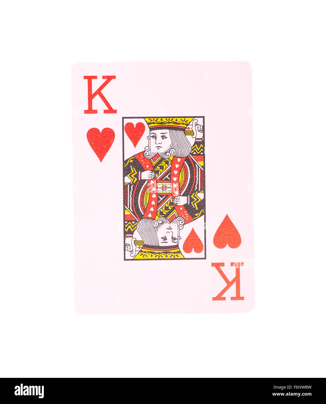 King of Hearts playing card Stock Photo Alamy