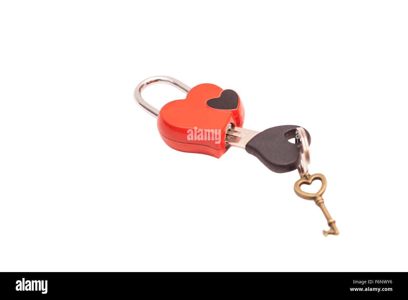 Red heart shaped padlock and keys isolated on white Stock Photo - Alamy