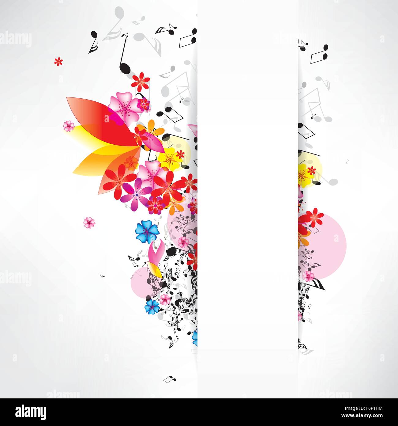 abstract musical background with notes Stock Vector Image & Art - Alamy