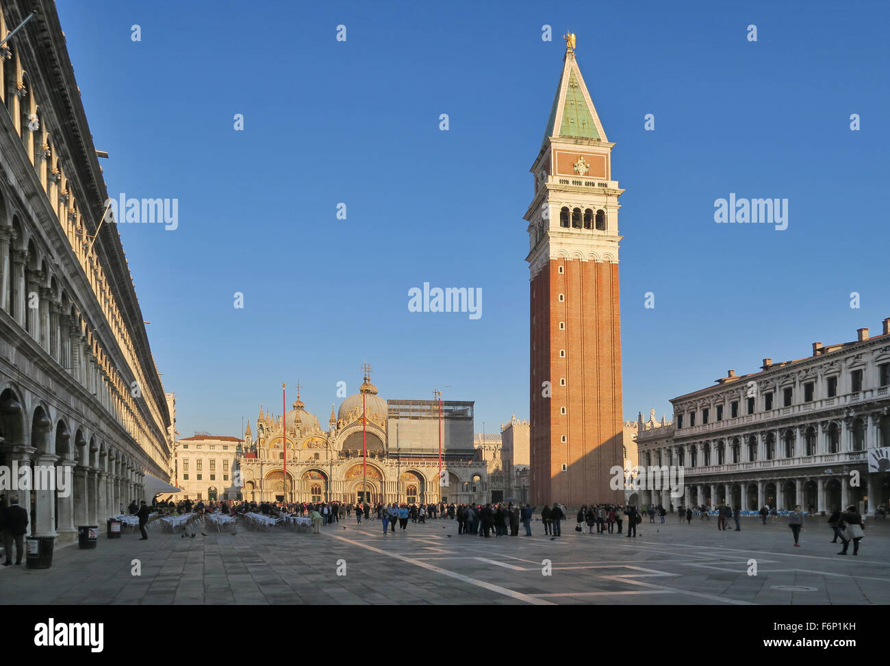 St Marks Square, San Marco, Venice. Stock Photo