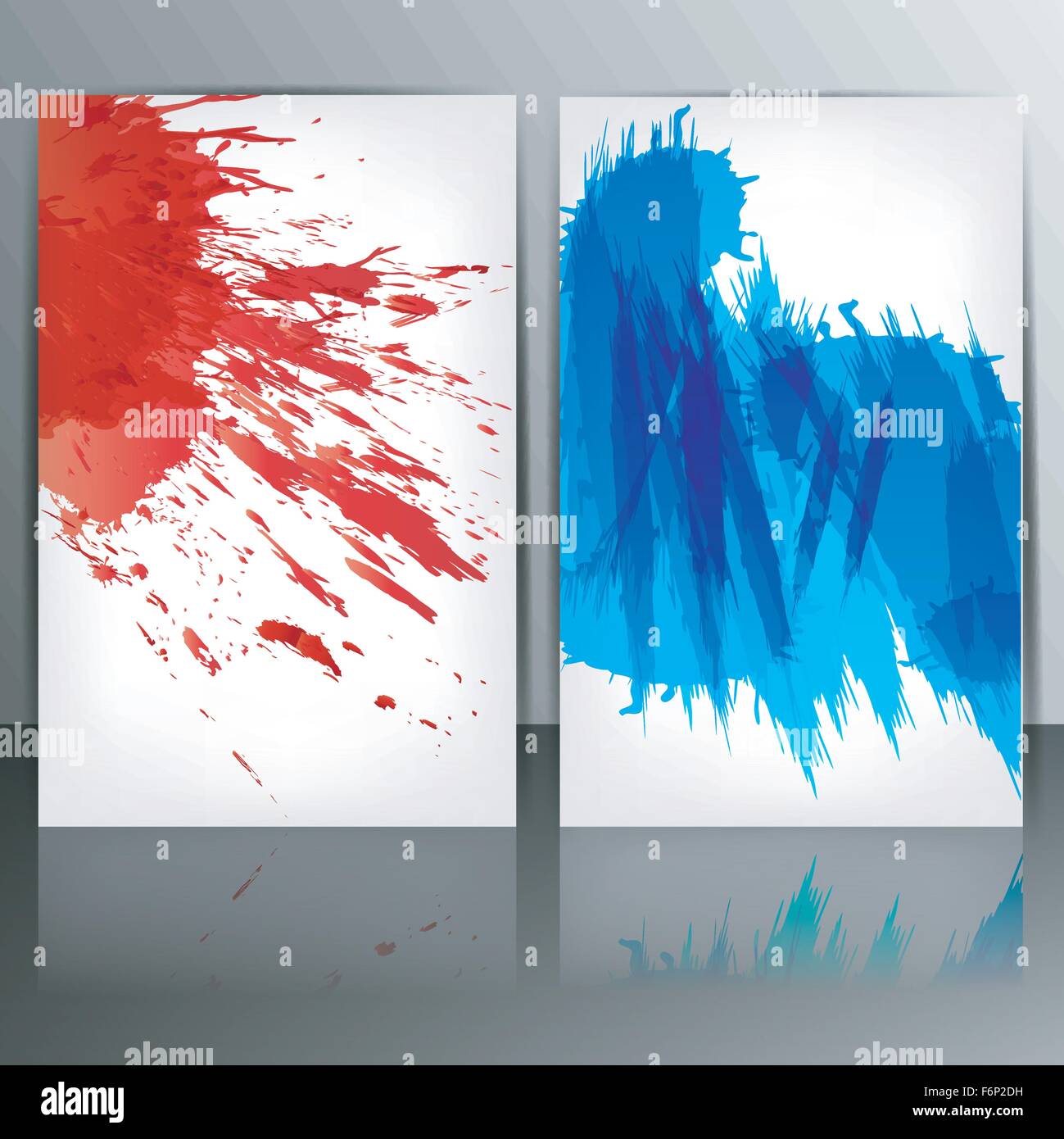 Banner with splash on abstract background Stock Vector Image & Art - Alamy
