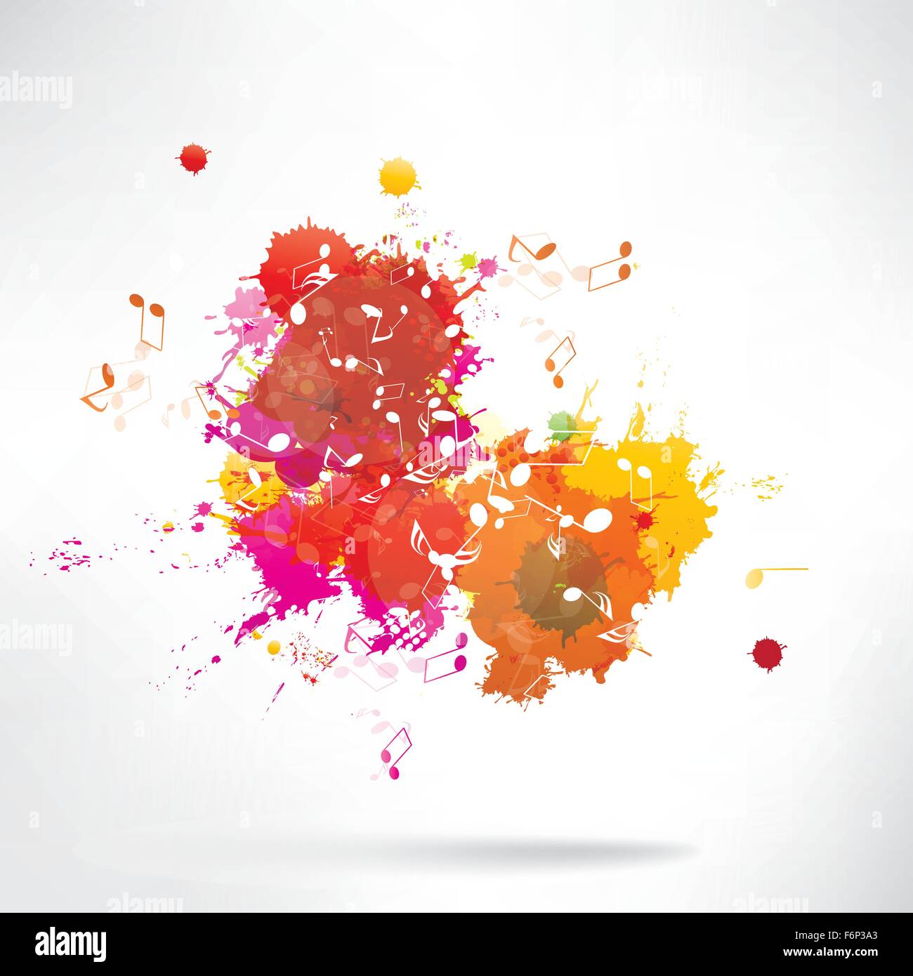 Abstract background notes and splatter Stock Vector Image & Art - Alamy