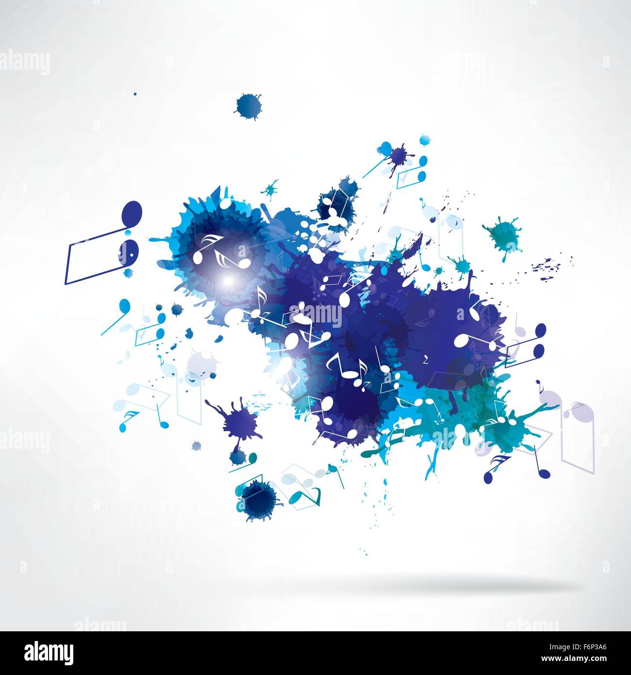 Musical notes abstract motion background Stock Vector Images - Alamy