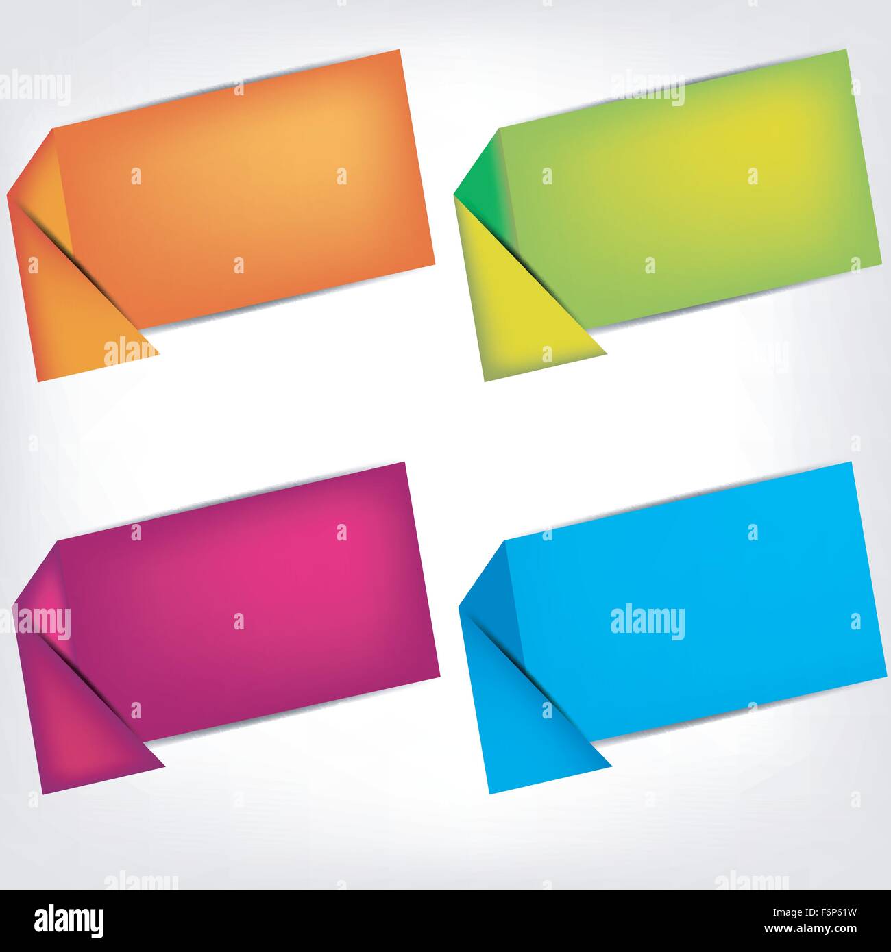 Paper origami speech bubble Stock Vector Image & Art - Alamy