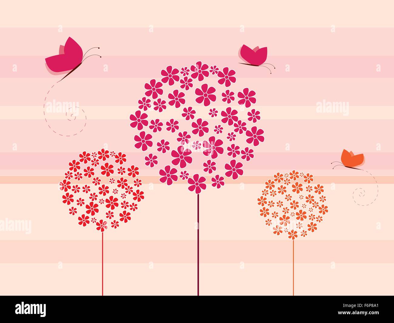Floral background with flowers Stock Vector Image & Art - Alamy