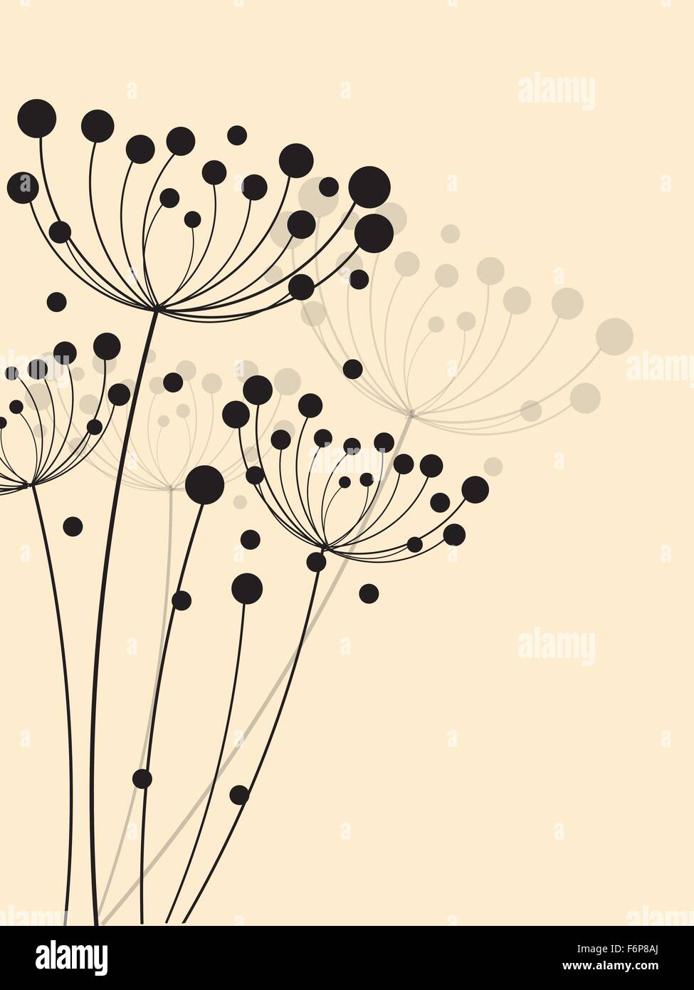 Floral background with flowers Stock Vector Image & Art - Alamy