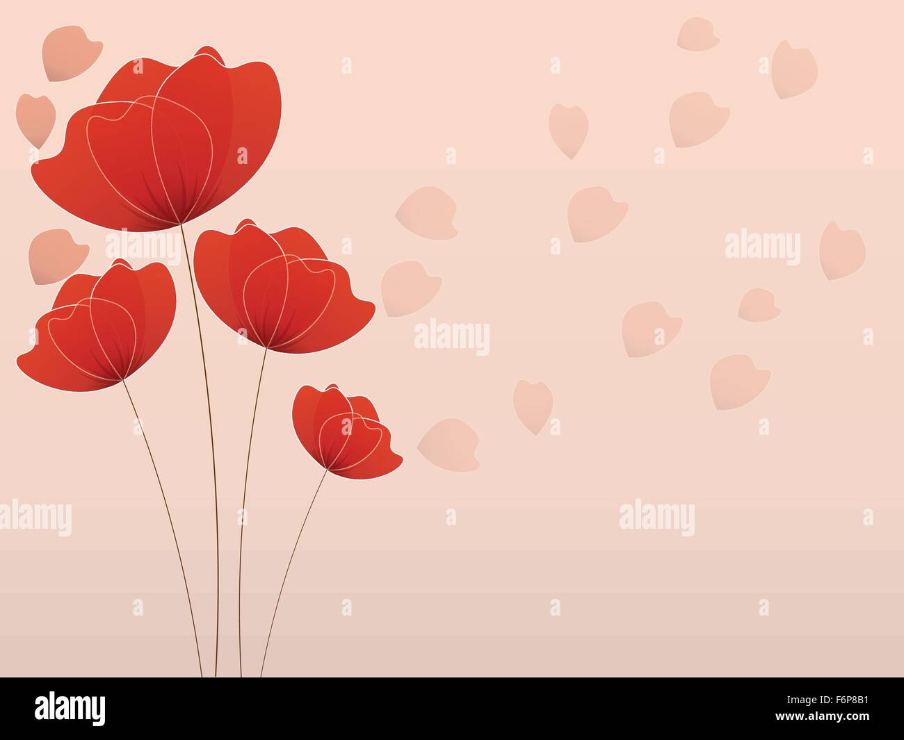 Floral background with flowers Stock Vector Image & Art - Alamy