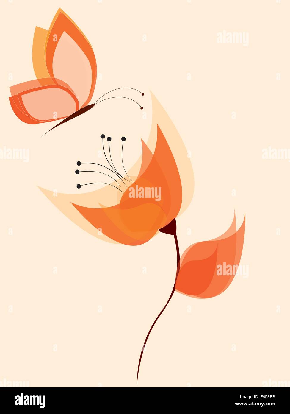 Floral background with flowers Stock Vector Image & Art - Alamy
