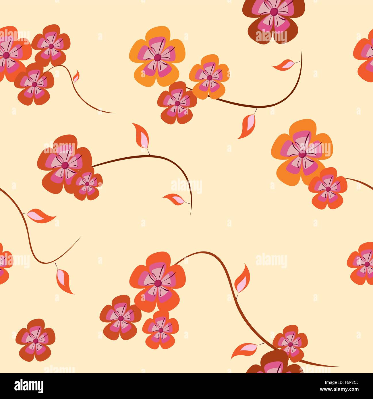 Floral background with flowers Stock Vector Image & Art - Alamy