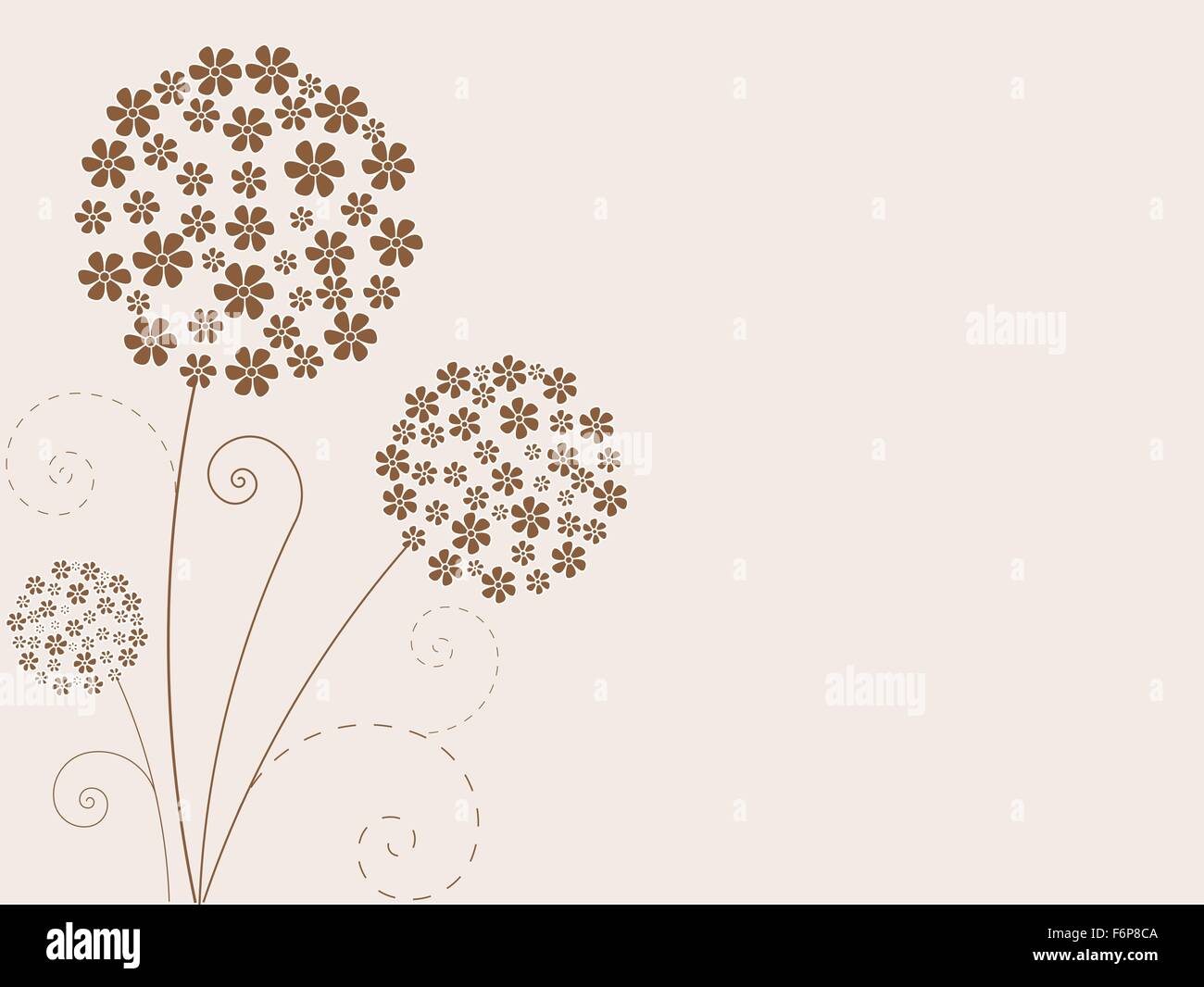 Floral background with flowers Stock Vector Image & Art - Alamy