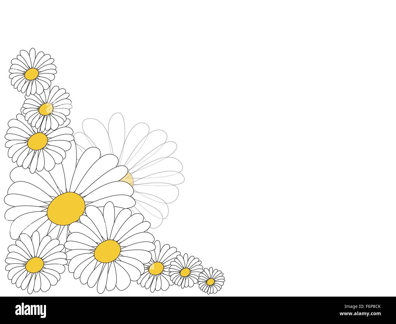Floral background with flowers Stock Vector Image & Art - Alamy