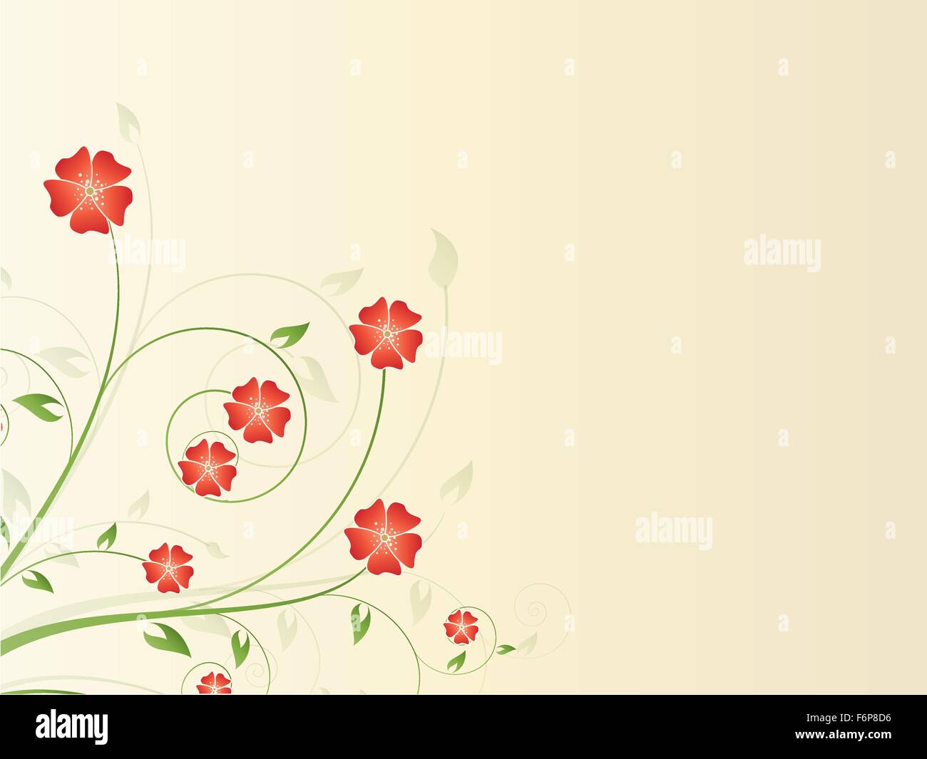 Abstract floral background with flowers Stock Vector Image & Art - Alamy