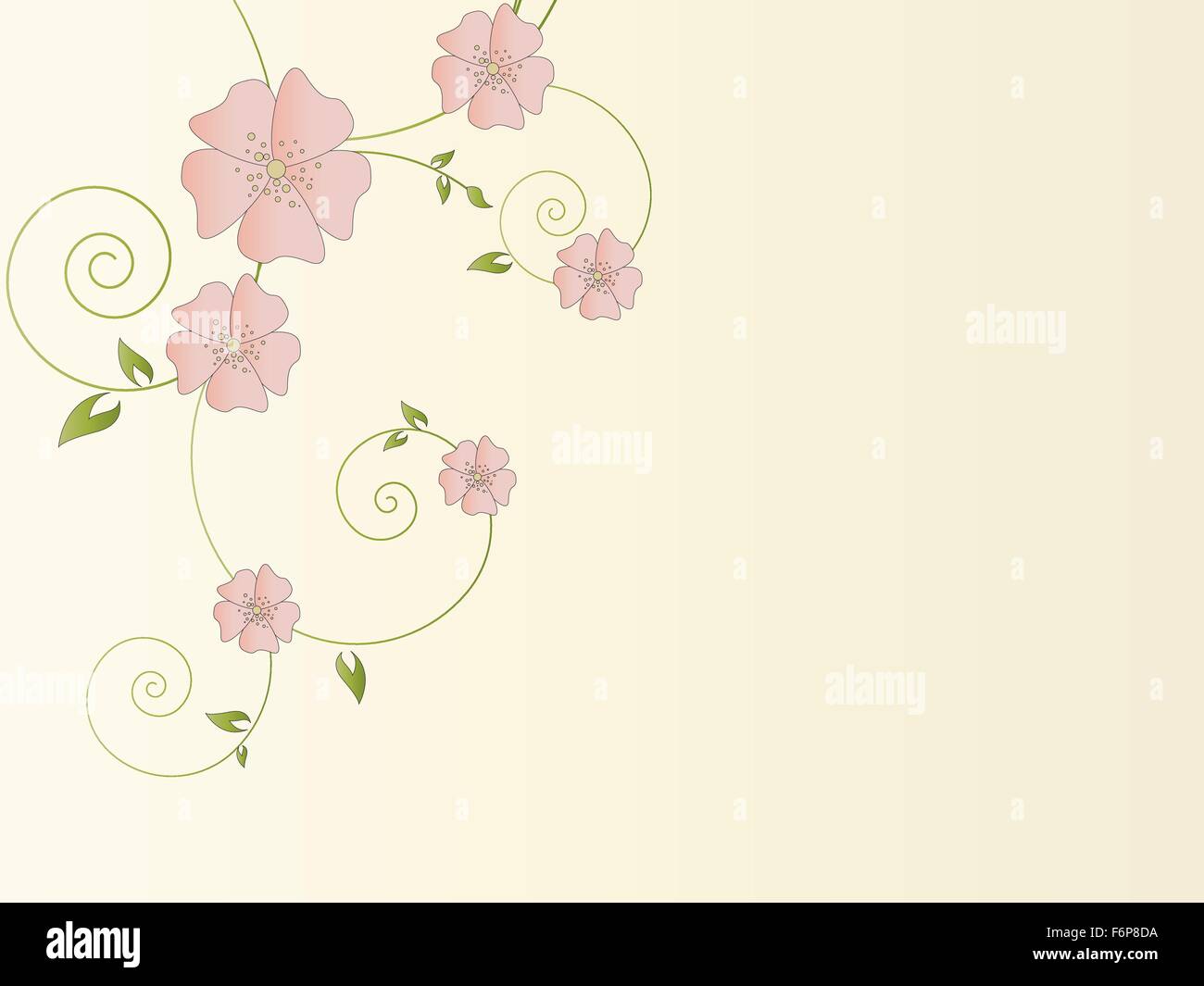 Abstract floral background with flowers Stock Vector Image & Art - Alamy