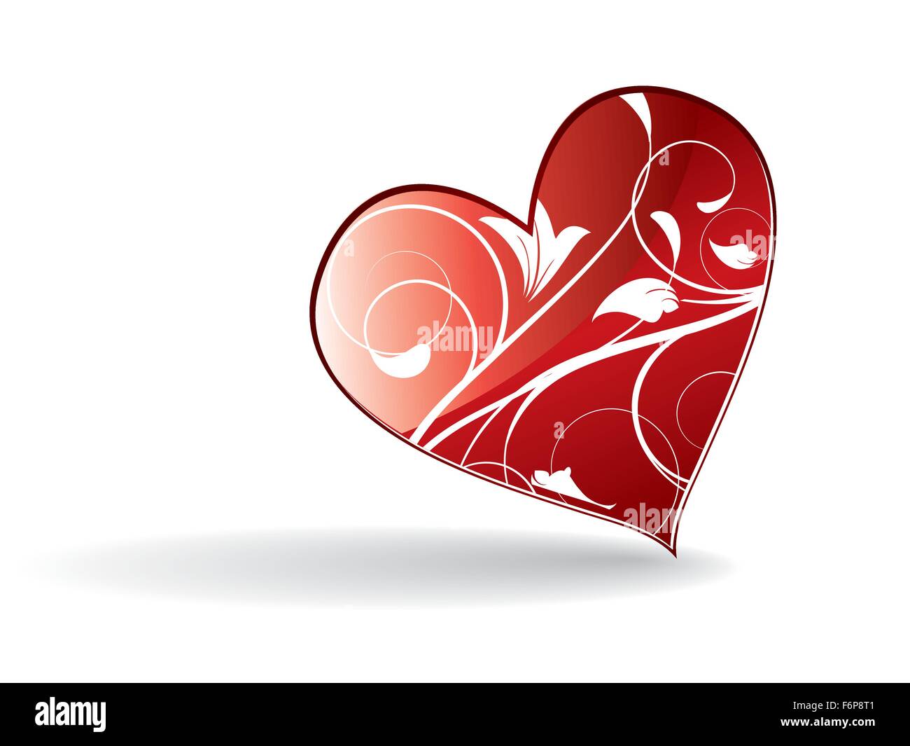 Red love hearts background Stock Vector Image & Art - Alamy