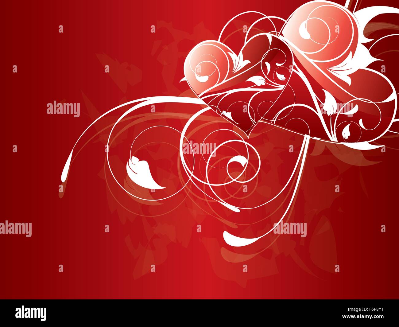 Red love hearts background Stock Vector Image & Art - Alamy