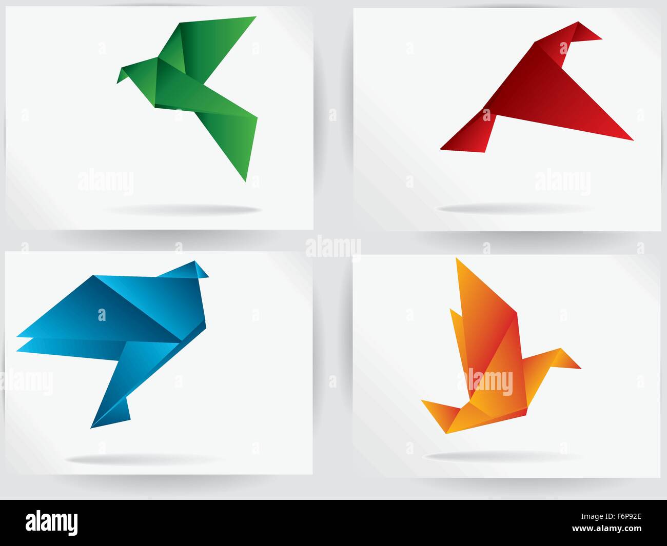 Origami japan paper flying bird Stock Vector Image & Art Alamy