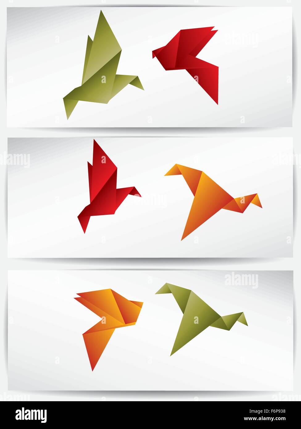 Origami japan paper flying bird Stock Vector Image & Art Alamy