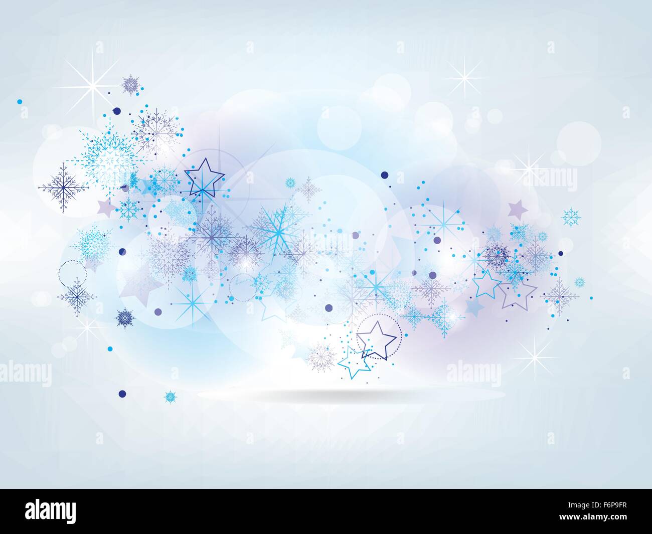 Elegant Christmas abstract background with snowflakes Stock Vector ...
