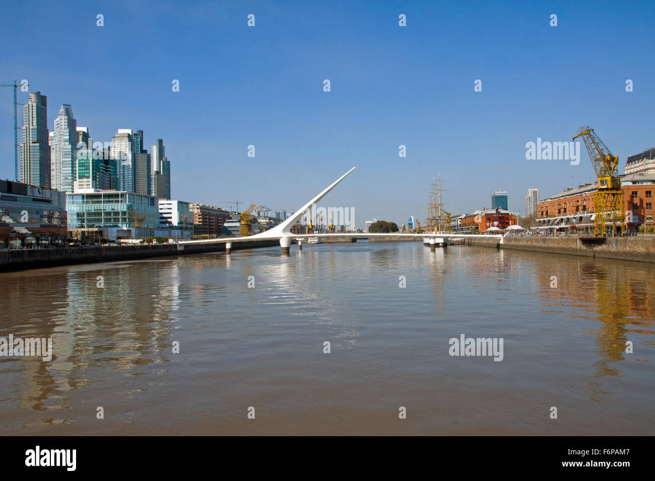 Puerto Madero in Buenos Aires, Argentina Stock Photo