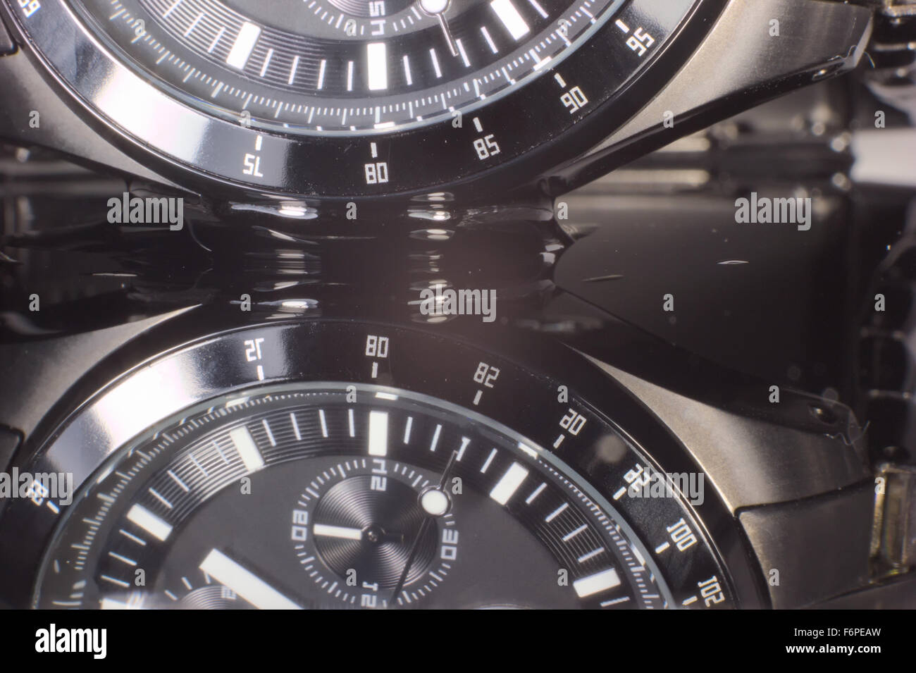 Blue water clock hi-res stock photography and images - Alamy