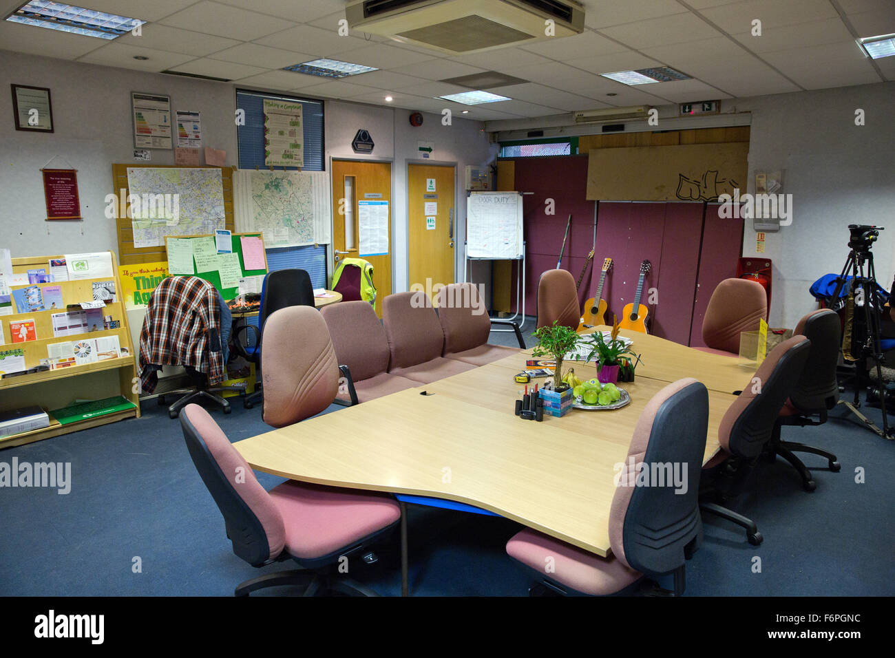 Camden, London, UK. 18th Nov, 2015. The community meeting room of