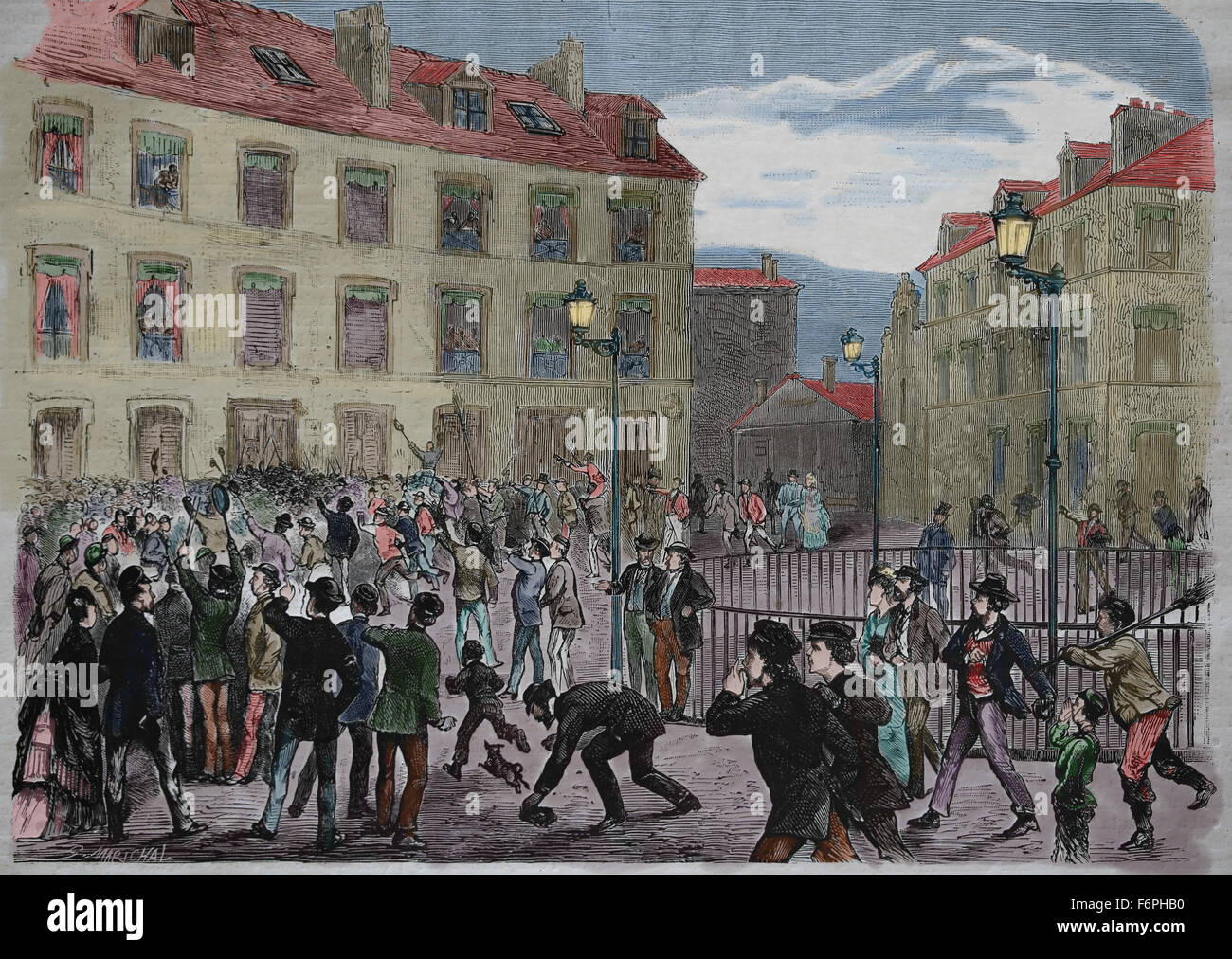 Partisan De L'insurrection De 1871 à Paris Insurrection Commune, Paris,1871.Victor Hugo was in Brussels.His Stock