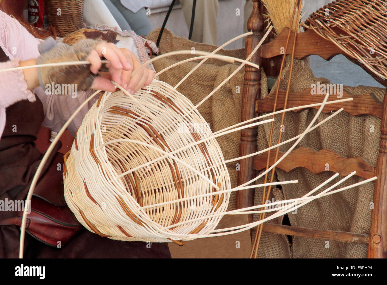 Basket maker hires stock photography and images Alamy