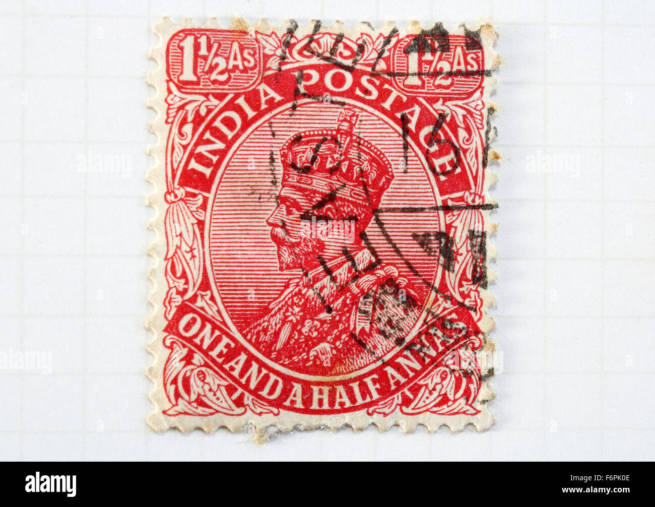 King V Fifth India Postage Stamp Collecting. British Empire