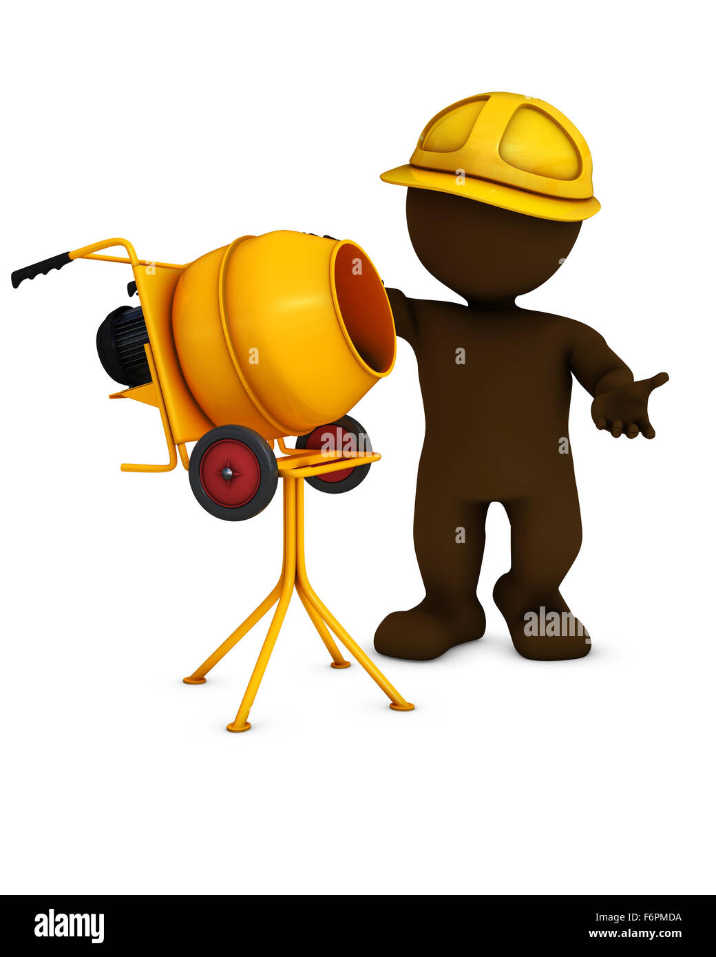 Cement mixer Cut Out Stock Images & Pictures Alamy