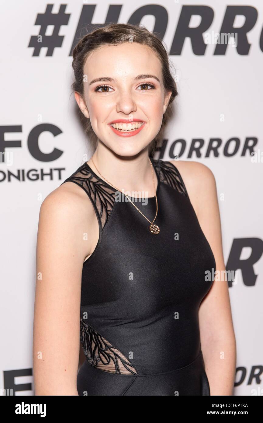 New York, NY, USA. 18th Nov, 2015. Sadie Seelert at arrivals for # ...