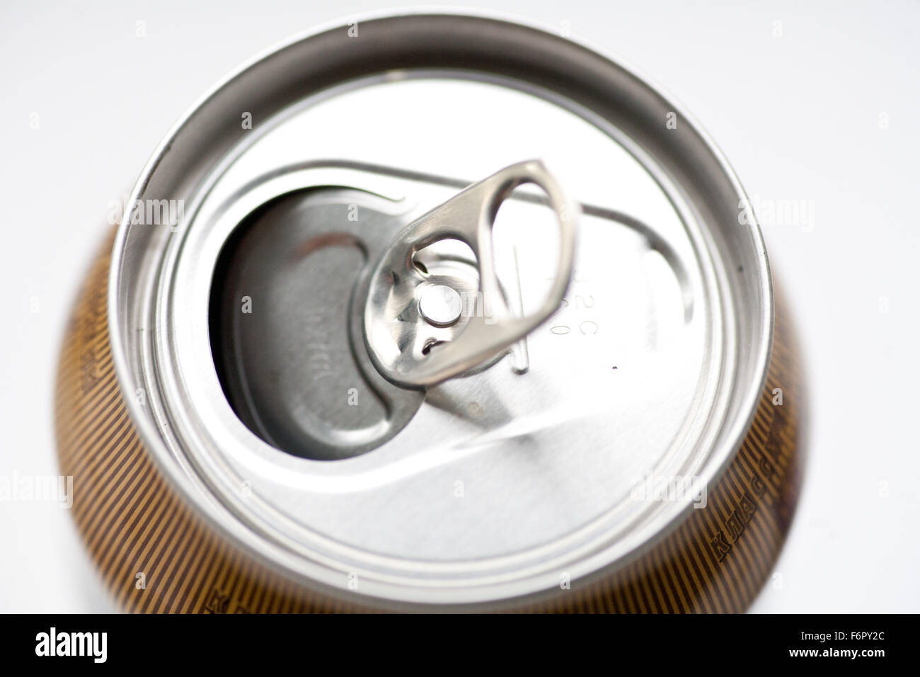 Top of an opened soda can Stock Photo Alamy