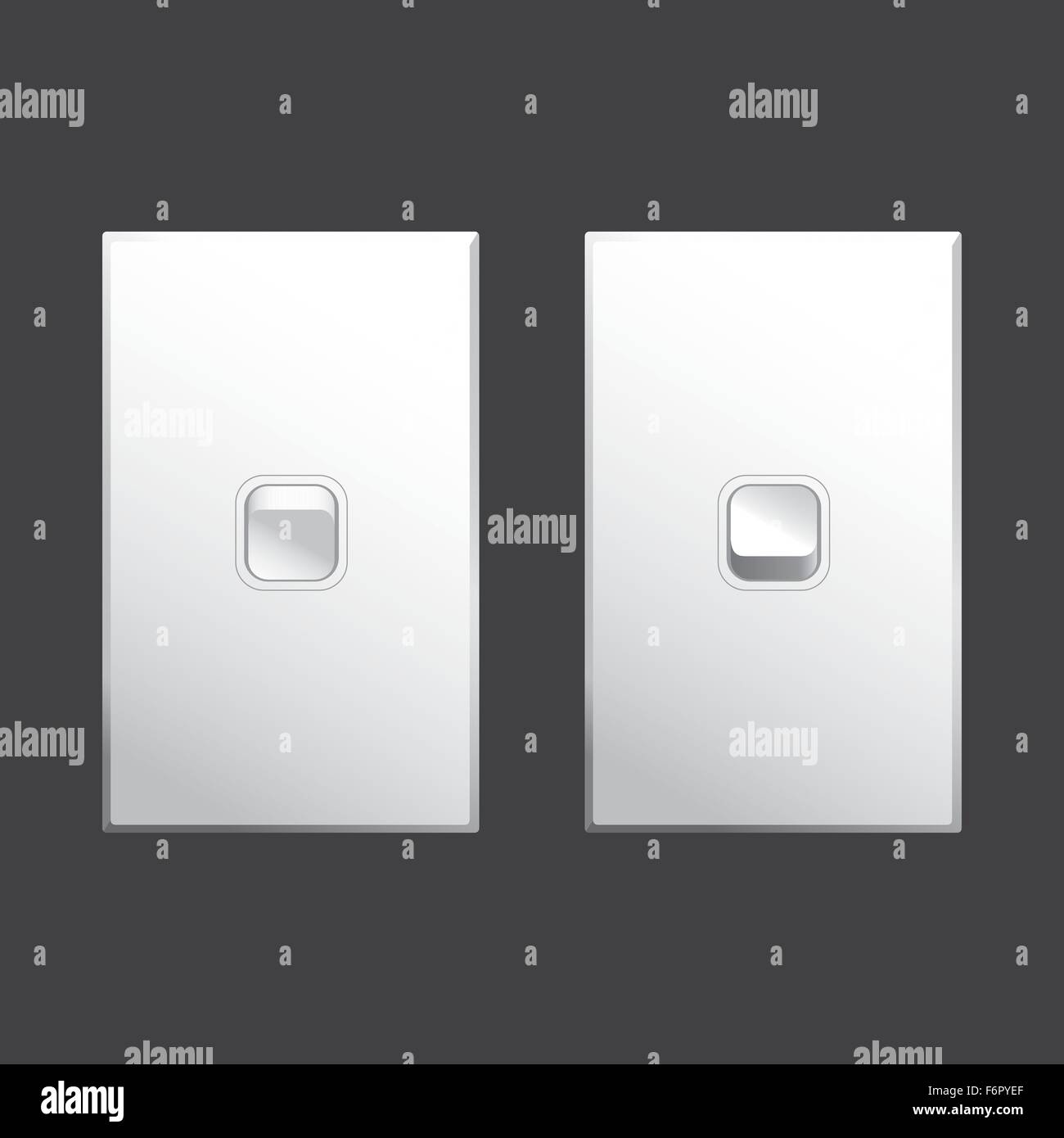 Light switch off Stock Vector Images Alamy