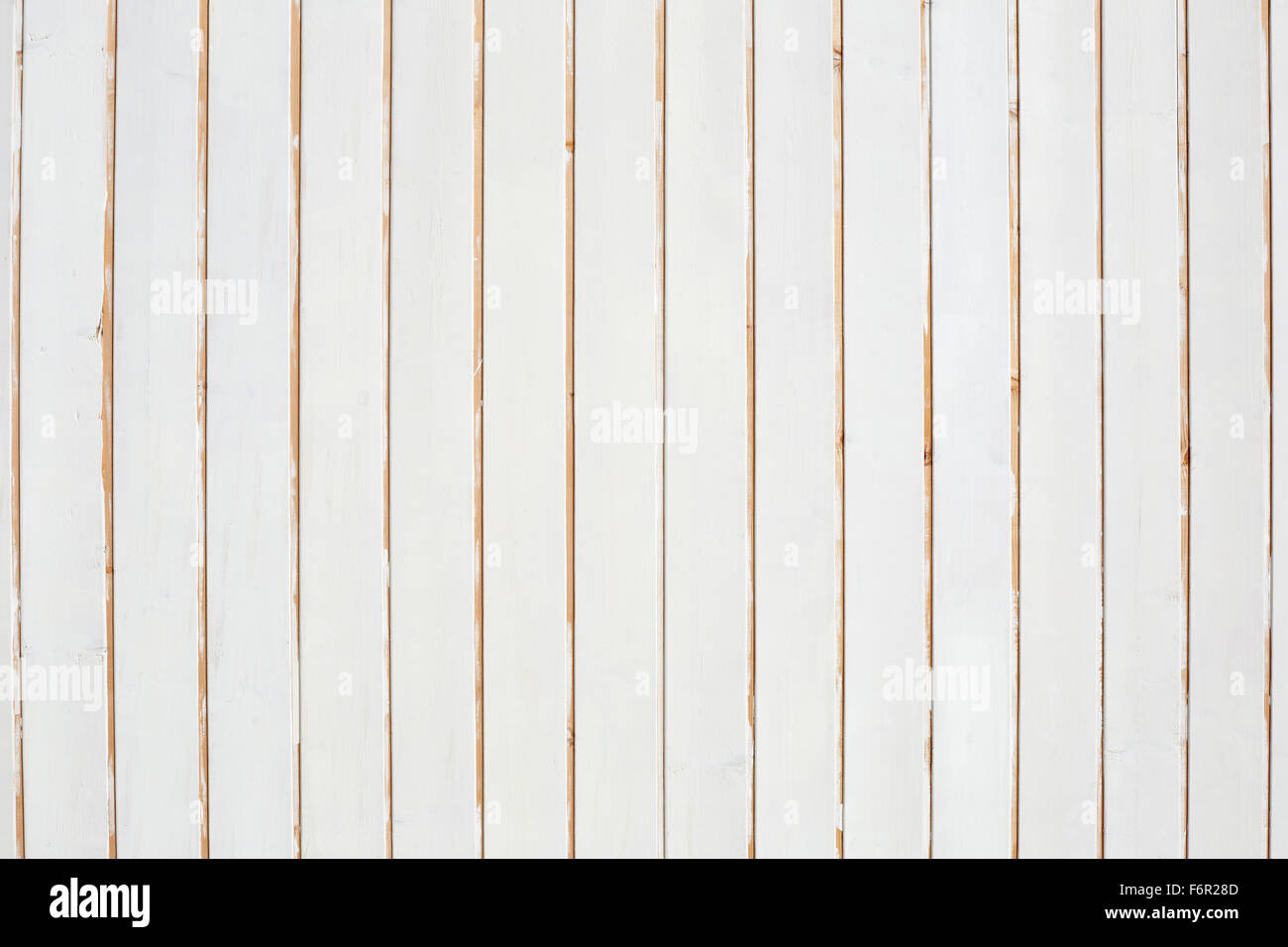 White, vertical wooden planks texture background Stock Photo