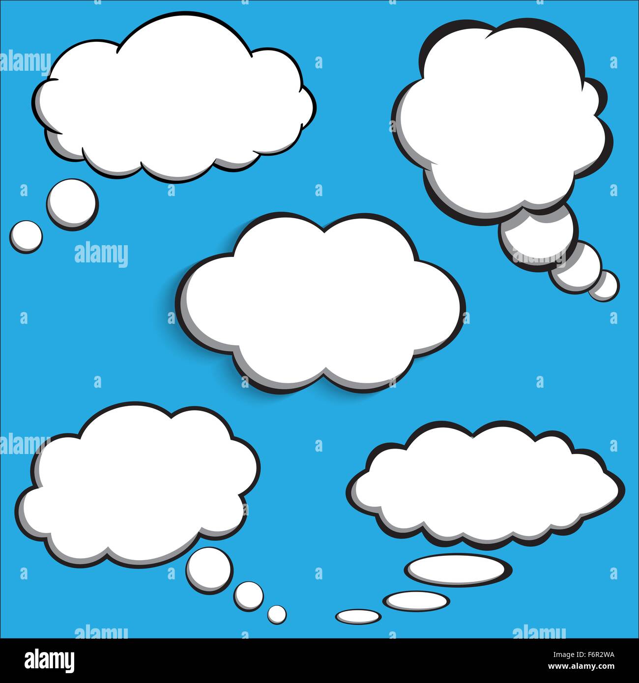 collection of comic style speech bubbles Stock Vector Image & Art - Alamy
