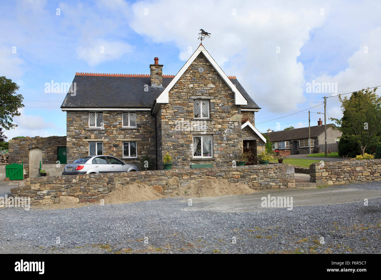 Beautiful residential country houses in Ireland Stock Photo Alamy