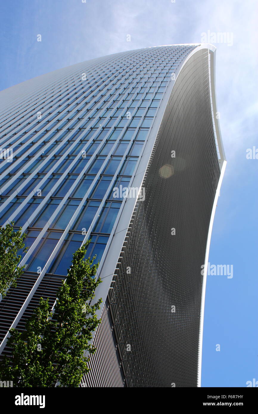 The Walkie Talkie Building in the city of London, 20 Fenchurch Street Stock Photo