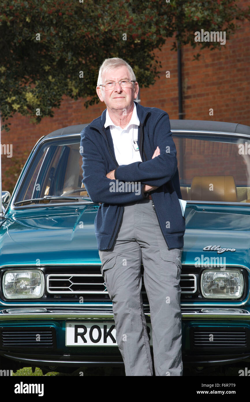 Harris Mann designer of the Austin Allegro and British Leyland cars of early 1970s and 1980's, Wolversten, England, UK Stock Photo