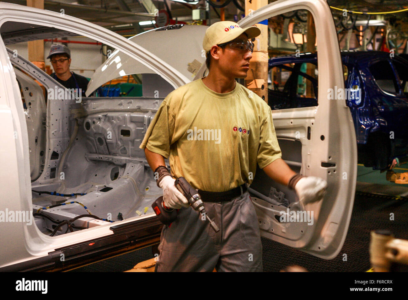 TPCA (Toyota Peugeot Citroën Automobile) Automotive assembly line factory  Czech Republic Stock Photo