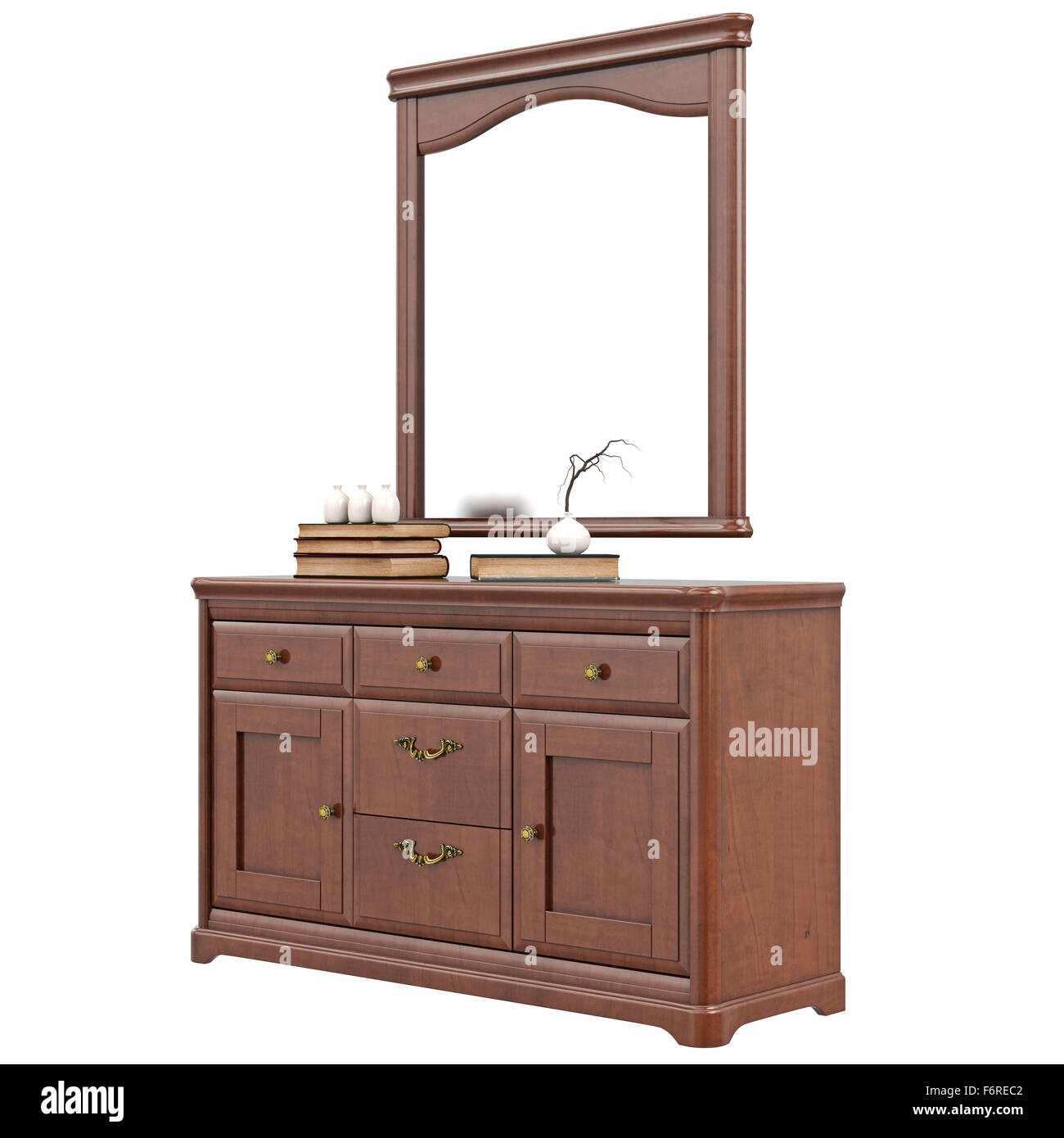 Dresser with mirror Stock Photo - Alamy