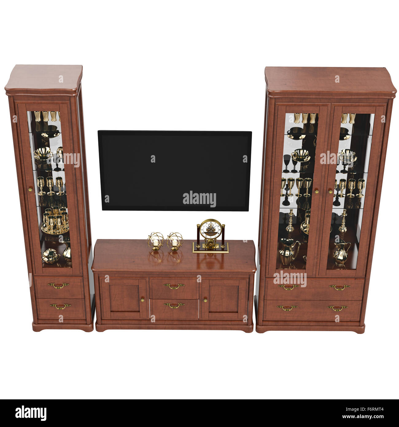 Sideboards With Tv And Dresser Top View Stock Photo 90261028 Alamy